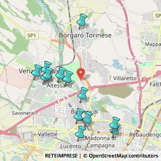 Mappa Via Carolina, 10071 Borgaro torinese TO, Italia (2.26462)