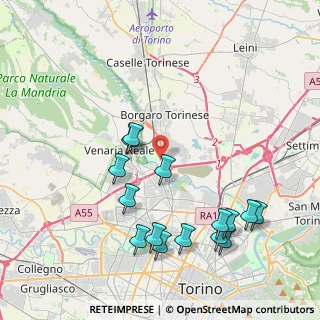 Mappa Via Carolina, 10071 Borgaro torinese TO, Italia (4.51533)