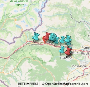 Mappa Strada S. Giorio, 10053 Bussoleno TO, Italia (10.68133)