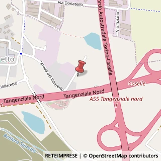 Mappa Strada Comunale del Villaretto, 150, 10100, 10100 Torino, Torino (Piemonte)