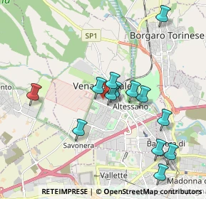 Mappa Via Giuseppe Verdi, 10078 Venaria Reale TO, Italia (1.90308)