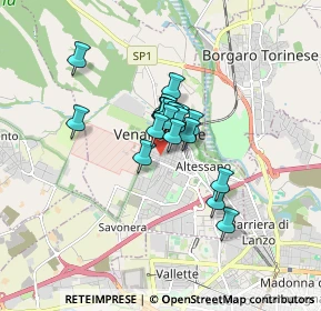 Mappa Via Giuseppe Verdi, 10078 Venaria Reale TO, Italia (0.9785)