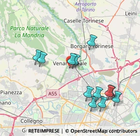 Mappa Via Giuseppe Verdi, 10078 Venaria Reale TO, Italia (4.0275)