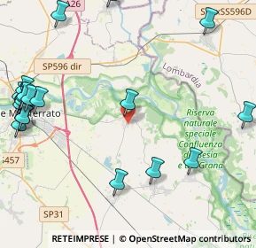 Mappa Via Fratelli Zavattaro Ardizzi, 15040 Frassineto Po AL, Italia (6.065)