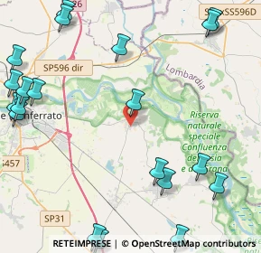 Mappa Via Fratelli Zavattaro Ardizzi, 15040 Frassineto Po AL, Italia (6.283)