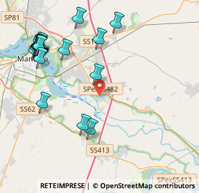 Mappa Via Pigafetta, 46100 Mantova MN, Italia (5.083)