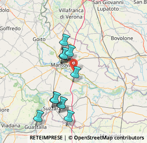 Mappa Via Pigafetta, 46100 Mantova MN, Italia (13.545)