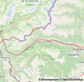Mappa 10050 Susa TO, Italia (18.71571)