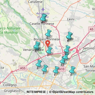 Mappa Via Lombardia, 10071 Borgaro Torinese TO, Italia (3.822)
