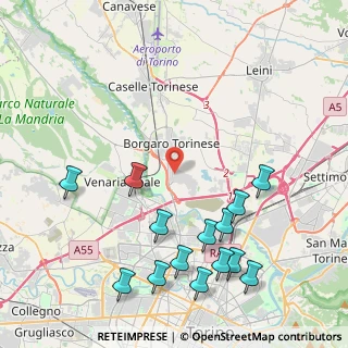 Mappa Via Lombardia, 10071 Borgaro Torinese TO, Italia (5.11071)