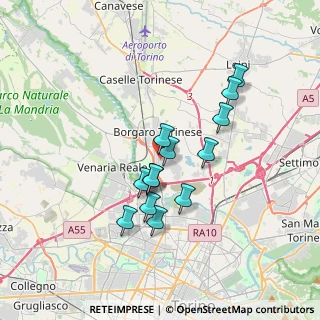 Mappa Via Lombardia, 10071 Borgaro Torinese TO, Italia (2.94154)