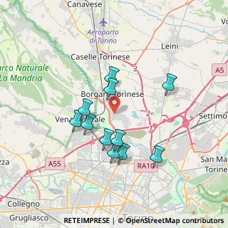 Mappa Via Lombardia, 10071 Borgaro Torinese TO, Italia (3.13)