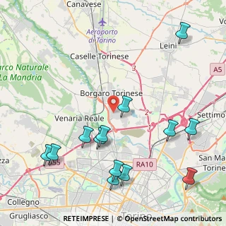 Mappa Via Lombardia, 10071 Borgaro Torinese TO, Italia (5.10154)