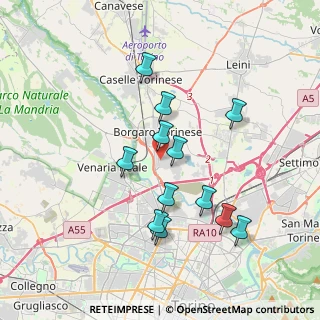 Mappa Via Lombardia, 10071 Borgaro Torinese TO, Italia (3.41583)