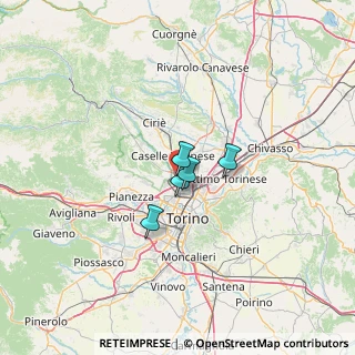 Mappa Via Lombardia, 10071 Borgaro Torinese TO, Italia (42.395)