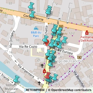 Mappa Via Mazzini, 10059 Susa TO, Italia (0.03929)