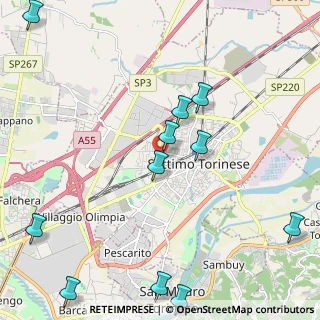 Mappa Via Pian del Re, 10036 Settimo Torinese TO, Italia (2.77182)