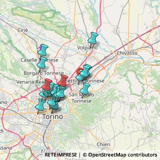 Mappa Via Pian del Re, 10036 Settimo Torinese TO, Italia (6.99)