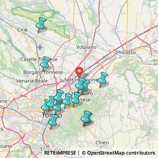 Mappa Via Pian del Re, 10036 Settimo Torinese TO, Italia (8.48214)