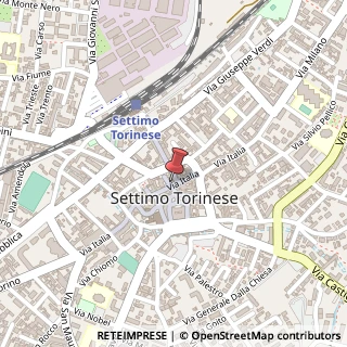 Mappa Via Italia, 41, 10036 Settimo Torinese, Torino (Piemonte)