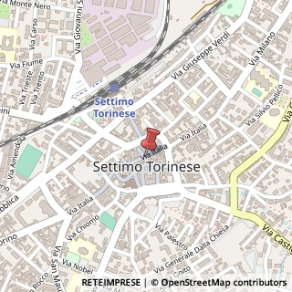 Mappa Via italia 23, 10036 Settimo Torinese, Torino (Piemonte)