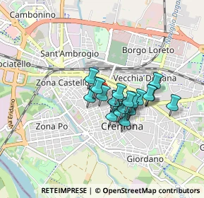 Mappa Via Guglielmo Oberdan, 26100 Cremona CR, Italia (0.543)