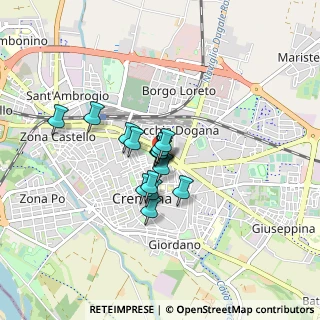Mappa Via Stenico, 26100 Cremona CR, Italia (0.516)