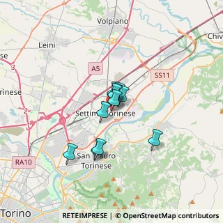 Mappa Via F. Petrarca, 10036 Settimo Torinese TO, Italia (1.97636)
