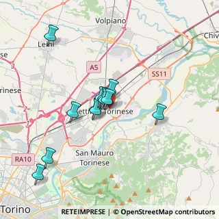 Mappa Via F. Petrarca, 10036 Settimo Torinese TO, Italia (2.99083)