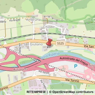 Mappa Via Formazione Stellina, 2, 10059 Susa, Torino (Piemonte)