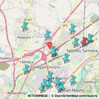 Mappa Edificio A1, 10036 Settimo Torinese TO, Italia (2.762)