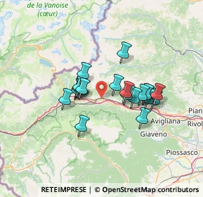Mappa Via Lavezzi, 10053 Bussoleno TO, Italia (10.54)