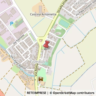 Mappa Via giuseppe verdi, 26848 Fombio, Lodi (Lombardia)