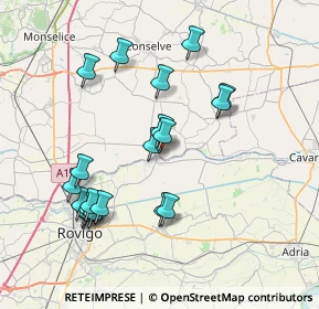 Mappa Via Lungo Adige, 35022 Anguillara Veneta PD, Italia (7.693)