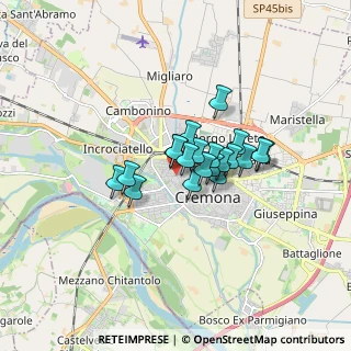 Mappa Via dei Mille, 26100 Cremona CR, Italia (1.042)