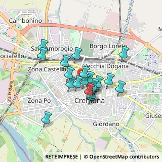 Mappa Via Dati Ugolani, 26100 Cremona CR, Italia (0.649)