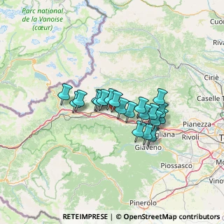 Mappa Strada Gaudietti, 10050 San Didero TO, Italia (9.6115)