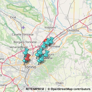 Mappa Via Giuseppe di Vittorio, 10036 Settimo Torinese TO, Italia (6.23417)