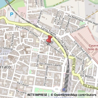 Mappa Via Enrico Bertana, 11, 15033 Casale Monferrato, Alessandria (Piemonte)