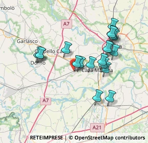 Mappa Str. Pavesa, 27030 Zinasco PV, Italia (7.0055)