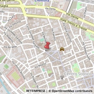 Mappa Corso Garibaldi, 75, 26100 Cremona, Cremona (Lombardia)