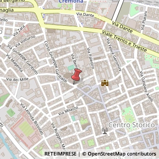 Mappa Corso Garibaldi, 85, 26100 Cremona, Cremona (Lombardia)