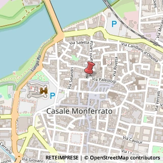 Mappa Piazza Coppa, 11, 15033 Casale Monferrato, Alessandria (Piemonte)