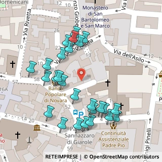 Mappa Piazza Pier Maria Ferrè, 15033 Casale Monferrato AL, Italia (0.06692)