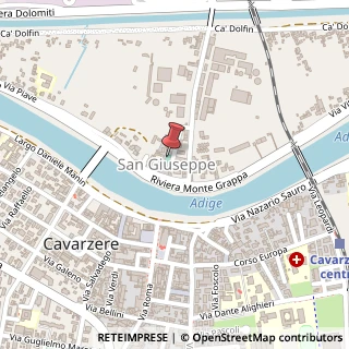 Mappa Piazza San Giuseppe, 17/3, 30014 Cavarzere, Venezia (Veneto)