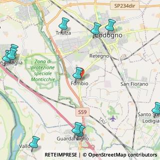 Mappa Via Roma, 26861 Fombio LO, Italia (3.25)