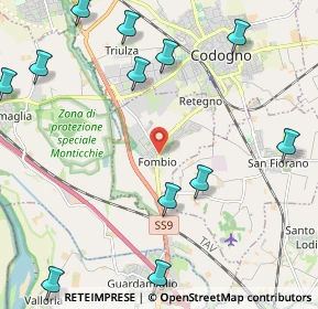 Mappa Via Roma, 26861 Fombio LO, Italia (2.88583)