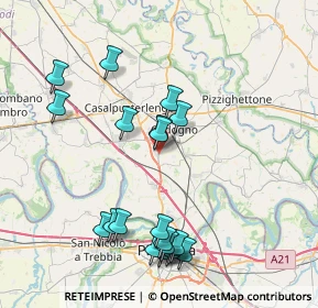 Mappa Via Roma, 26861 Fombio LO, Italia (8.5435)