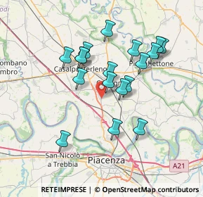 Mappa Via Roma, 26861 Fombio LO, Italia (6.45778)