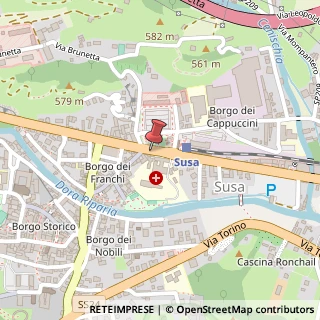 Mappa Corso Inghilterra, 58, 10059 Susa, Torino (Piemonte)